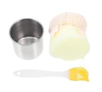 AKOOSY Pinceau à Huile pour Crêpière en Acier Inoxydable, Léger et Facile à Nettoyer, pour Pancakes et Œufs Frits Cuisine Couleur Aléatoire