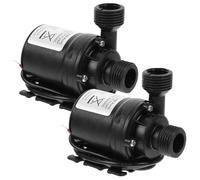 AKOOSY Pompe à Eau Submersible en Plastique à Moteur sans Balais 2pcs 800l/h Installation Immergée pour Fontaine et Aquarium pour Fête Estivale