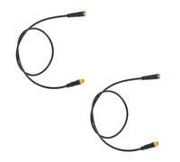 AKOOSY Rallonge de Câble Électrique 3 Broches Noir 2pcs Connecteurs Mâle et Femelle en Abs et Alliage pour Usage Industriel et Domestique