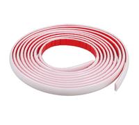 AKOOSY Ruban Adhésif Décoratif Blanc en Pet pour Murs, Moulure Auto-adhésive Polyvalente Fonction de Remplissage de Fissures, Cuisine et Salle de Bain