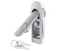 AKOOSY Serrure de Sécurité pour Armoire Industrielle Alliage de Zinc Verrouillage Robuste pour Porte de Placard et Vitrine Mécanisme Sécurisé pour Équipement Professionnel Finition