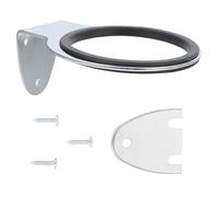 AKOOSY Support Mural Argent en Acier Inoxydable pour Sèche-cheveux avec Surface Lisse et Installation Rapide, Adapté aux Salons et Hôtels