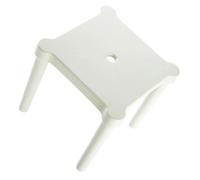 AKOOSY Tabouret Amovible Stable et Portable en Plastique Blanc Épais Petite Chaise Design Simple et Délicat pour Garçon et Filles pour Usage Domestique