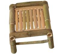 AKOOSY Tabouret en Bambou Rétro pour Chambre et Décoration Intérieure | Petit Siège Traditionnel, Bambou, Style Ancien, Facile à Transporter, Usage Quotidien, Rangement Compact