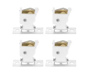 AKOOSY Verrou de Cordon pour Rideaux et Stores, 4 pièces en métal et Polyester, Design Simple, Compatible avec Stores Romains et fenêtres