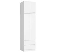 Akord Armoire avec surmeuble - Blanc