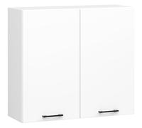 AKORD | Armoire de Cuisine Suspendue - Oliwia 80 cm H720 | Meuble avec 2 Portes | Armoire de Rangement | 80 x 30 x 72 cm | Blanc