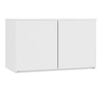 AKORD Armoire de Rangement Extension | Augmente la Capacité de la Penderie | L90 x H55 P51 cm | 2 étagères | Facile à Monter | Petite Augmentation de Armoir a Vetement