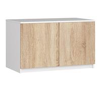 AKORD Armoire de Rangement Extension | Augmente la Capacité de la Penderie | L90 x H55 P51 cm | 2 étagères | Facile à Monter | Petite Augmentation de Armoir a Vetement
