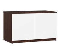 AKORD Armoire de Rangement Extension | Augmente la Capacité de la Penderie | L90 x H55 P51 cm | 2 étagères | Facile à Monter | Petite Augmentation de Armoir a Vetement