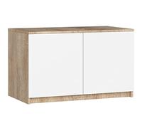 AKORD Armoire de Rangement Extension | Augmente la Capacité de la Penderie | L90 x H55 P51 cm | 2 étagères | Facile à Monter | Petite Augmentation de Armoir a Vetement