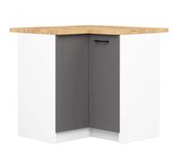 Akord Armoire Oliwia Avec Plan De Travail Blanc/Gris 46X90X82