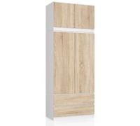 Akord Armoire surmeuble 2 portes - Blanc