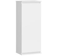Akord Armoire vitrine bibliothèque - Blanc