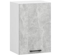 AKORD | Armoires de Cuisine Olive | Spacieux | Robuste | pour Tout Design | pour Une Petite Cuisine | pour Une kitchenette | dans Le Cadre d'un Ensemble | Blanc | Béton