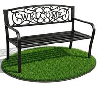 Akord Banc De Jardin Nerina Noir 118X51X87