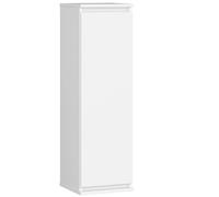 Akord Bibliothèque murale vitrine - Blanc mat