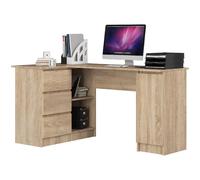 Akord Bureau d'angle avec caisson - Chêne