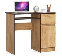 Akord Bureau informatique 1 tiroir - Chêne