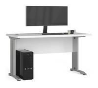 Akord Bureau informatique avec retour - Blanc