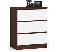 Akord Commode 3 tiroirs - Blanc
