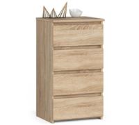 Akord Commode 4 tiroirs - Bois clair
