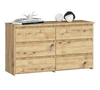 Akord Commode 6 tiroirs - Chêne