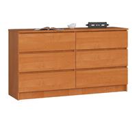 Akord Commode 6 tiroirs - Noyer