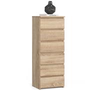 AKORD | Commode | Tiroirs | Tiroirs roulants | Fonctionnel | Idéal en Set | Robuste | Design Universel | Chêne Sonoma