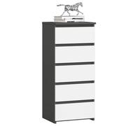Akord Commode 5 tiroirs - Gris