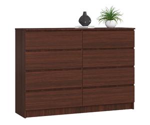 Akord Dressoir 8 Tiroirs Wengé 138X40X99