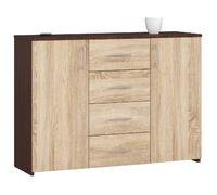 Akord Dressoir Wengé/Chêne Sonoma 110X35X80