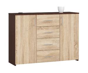 Akord Dressoir Wengé/Chêne Sonoma 110X35X80