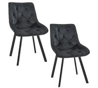 Akord Ensemble De 2 Chaises Noir 50X43X49