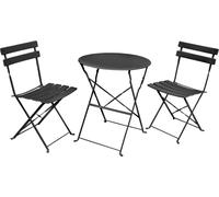 Akord Ensemble Mobilier De Balcon Orion Noir 42X35X42