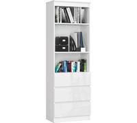 Akord Étagère Blanc Brillant 60X35X180