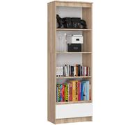 Akord Étagère Chêne Sonoma/Blanc 60X35X180