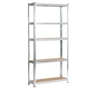 Akord Étagère Métallique Argent 90X30X180