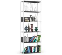 Akord Étagère Métallique Loft Blanc/Gris 70X32X192