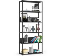 Akord Étagère Métallique Loft Noir 80X32X192