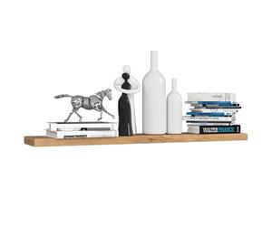 AKORD Étagère Murale Flottante PS-5 100cm | Etagere Mural Jouets Fleurs Décorations pour Salon Chambre | Design Moderne Tablette Murale Fonctionnel | Etagères Murales Panneau Stratifié 32mm