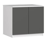 Akord Haut de meuble d'armoire - Blanc