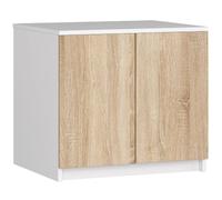 Akord Haut De Meuble Pour Armoire Star Blanc/Chêne Sonoma 60X51X55