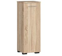 AKORD Meuble de Salle de Bain sur Pied Fin Simple Porte | Commode WC | Colonne Salle de Bain | Armoire Gain de Place | L30 x H82 x P30 cm | Porte à Gauche ou à Droite, Poids 12,5 kg