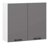 Akord Meuble haut de cuisine 2 portes - Blanc mat