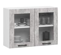 Akord Meuble haut de cuisine vitrine - Blanc