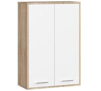 Akord Armoire Murale 2 Portes Chêne Sonoma/Blanc 64X30X94