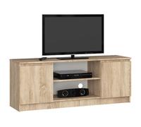 Akord Meuble TV 2 portes 1 niche - Chêne sonoma