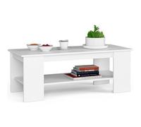 AKORD Table de Salon Kami | L120 x H45 x P50 cm | Table Basse Design Moderne | Tables Basses de Salon Base Bar Minimaliste | Tableau Meuble de Rangement Chambre | Panneau Stratifié 16mm