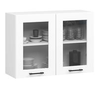 Akord Vitrine de cuisine murale - Blanc mat
